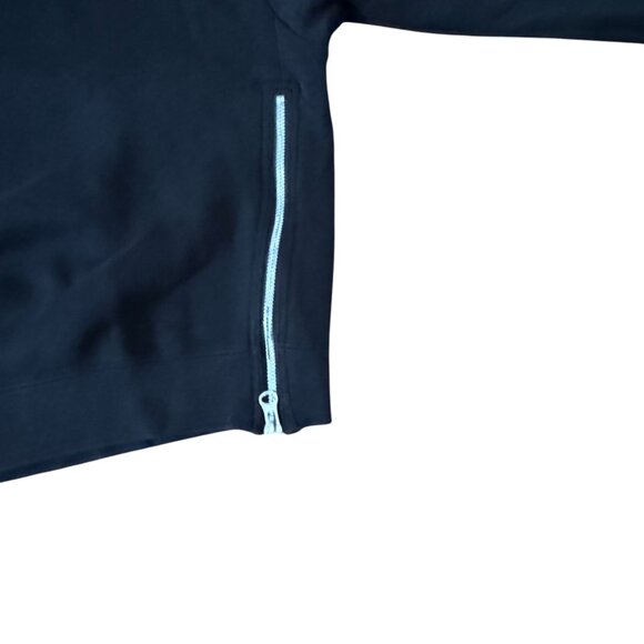 Nike Women’s Medium Sweatshirt – Black Air Logo, Side Zip - Picture 3 of 4